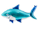 Foil Balloon Shark 102x62 , Patrtydeco
