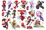 Spidey Tattoos für Kinder (1 Stück)
