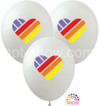 Likee bedruckte Gummiballons (10 Stück).)