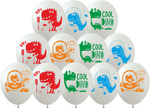 DINO Baby bedruckte Gummiballons (12 Stück).)