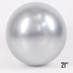 Balon Gigant 21" CHROME, Srebrny (1 szt.)