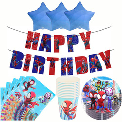 Spider-Man Geburtstag Party Set - Party Dekorationen (44 Elemente)