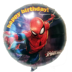 Spider Man 18" (45cm) Folienballon.)