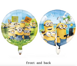 Folienballon mit Minions - Zweiseitig 18" (45cm).)