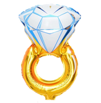 Folienballon Ehering Gold