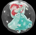 Prinzessin Folienballon (60cm*69cm)