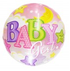Baby Girl 18" (45cm) Folienballon.)