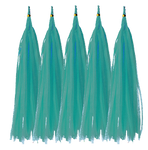 Balloon Tail Turquoise, Tassel (5pcs)