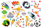 Tattoos for Kids Football Goal (1 pc)