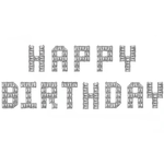 Satz HAPPY BIRTHDAY Luftballons (40 cm).)