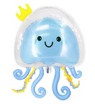 Blauer Oktopus Folienballon (80cm*98cm)