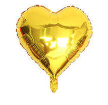 Folie Herz aus Gold 18" (45cm).)
