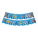 Happy Birthday Sonic paper garland (1 pc)