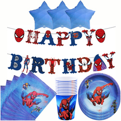 Spider-Man Geburtstag Party Set - Party Dekorationen (44 Elemente)