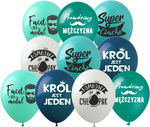 Bedruckte Gummiballons für Männer (10 Stück).)