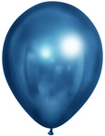 Ballons 12" Chrom, Blau (50 Stück)./ Packung.)