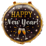 Happy New Year 18" (45cm) Folienballon.)