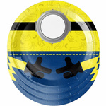 Papierowe talerzyki Minionki dekoracja na przyjęcie 10 szt.