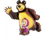 Foil Balloon Masha And Bear, Grabo