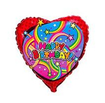 Balon foliowy Happy Birthday 18" (45cm), FLEXMETAL™