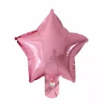 Foil Balloon Star Pink 25 cm. (10 pcs.)
