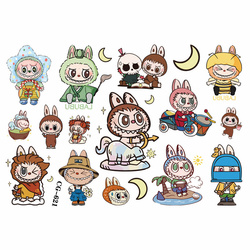 Die magische Welt von Labub - Kindertattoos voller Abenteuer (1 Stück)