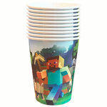 Minecraft Pappbecher - 10 Stück., 8,5 cm