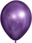 Ballons 12" Chrom, Lila (50 Stück)./ Packung.)