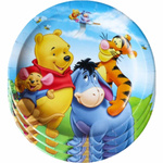 Winnie the Pooh Pappteller Party Dekoration 10 Stk.