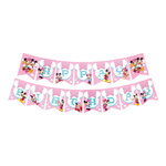 Girlanda Papierowa Happy Birthday Myszka Minnie