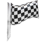 Balloon foli Checkered Racing Flag - 50x60 cm