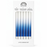 SHOW Geburtstagskerzen 6 Stück. - blauer Farbverlauf