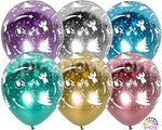 Bedruckte Gummiballons Heiligabend (10 Stück).)