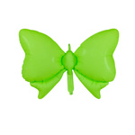 Grüner Folienballon in Form eines Schmetterlings