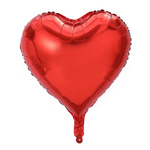 Foil balloon Heart, Red 18" (45cm.)