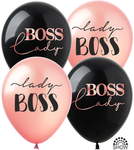 LADY BOSS bedruckte Gummiballons (10 Stück).)