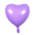 Pastell lila Folie Herz 18" (45cm).)