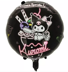 Kuromi Folienballon, Sanrio 18" (45cm).)