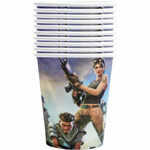 FORTNITE Pappbecher Partydekoration 10 Stück.