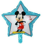 Mickey Star Folienballon 18" (45cm).)