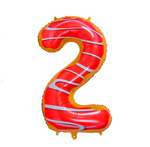 Foil Balloon Number "2" Donut (100cm.)