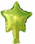Balon Foliowy Gwiazdka Jasnozielony 12,5cm. (10 szt.)