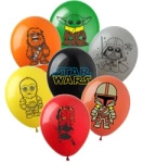 Star Wars bedruckte Gummiballons (7 Stück).)