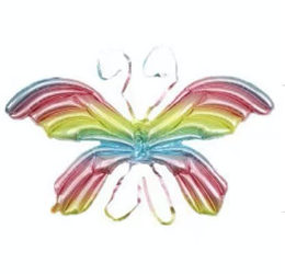 Regenbogen-Flügel Folienballon (122cm)