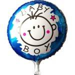 Baby Boy 18" (45cm) Folienballon.)