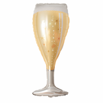 Champagner Glas Folienballon (45cm*99cm)