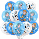 Rubber Balloons Frozen Printed (12 pcs.)