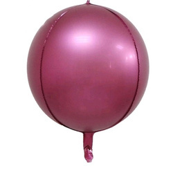 4D Maroon 18" (45cm) Folienballon.)