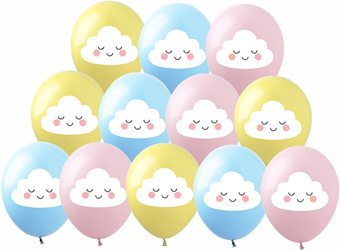 Latex balloons with Panda (12 pcs.)