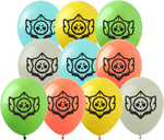 Balloons 12" With Print "BS GAME" (10 pcs.)